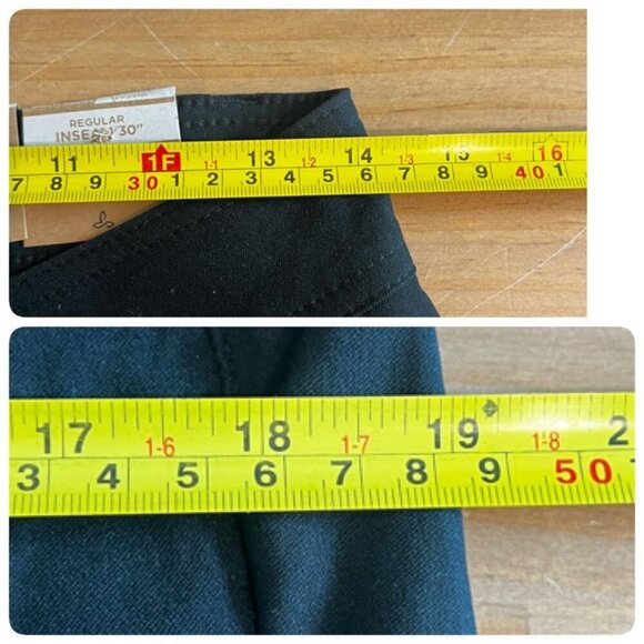 prAna Womens Halle Straight Fit Hiking Active Pant II Sz 2/30"L in Black UPF 50+ - Picture 8 of 9